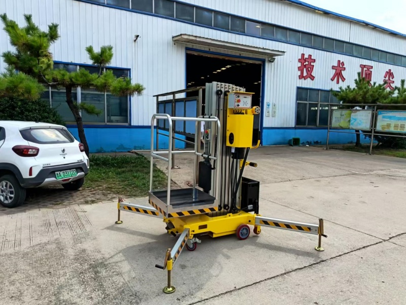 單桅柱高空作業平臺手推式主要作用是什么？