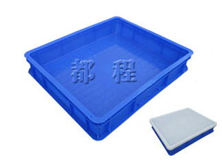 X286塑料周轉(zhuǎn)箱（箱蓋可選，可帶眼）